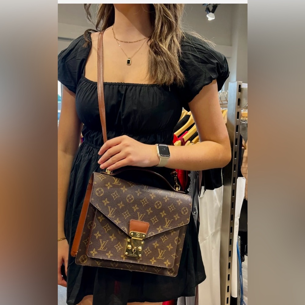 Louis Vuitton Brown Monogram Crossbody Bag